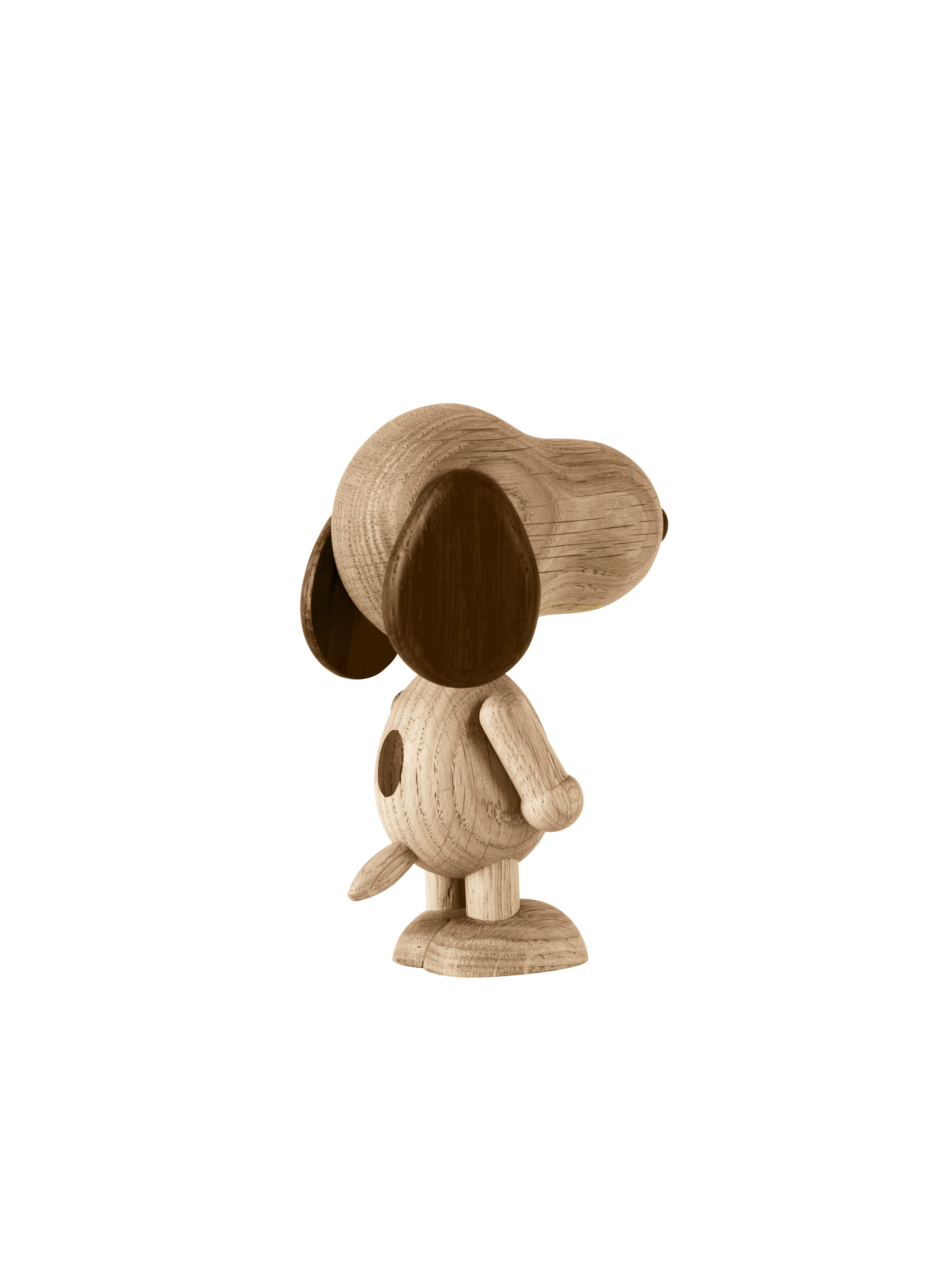Peanut x Snoopy Smoked Oak træfigur - mini